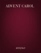 Advent Carol TTBB choral sheet music cover